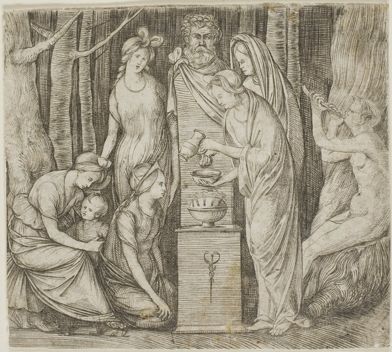 Sacrificio a Priapo, il piatto più piccolo da Jacopo de