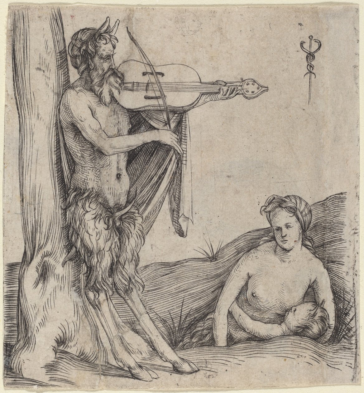 Famiglia di satiri da Jacopo de Barbari