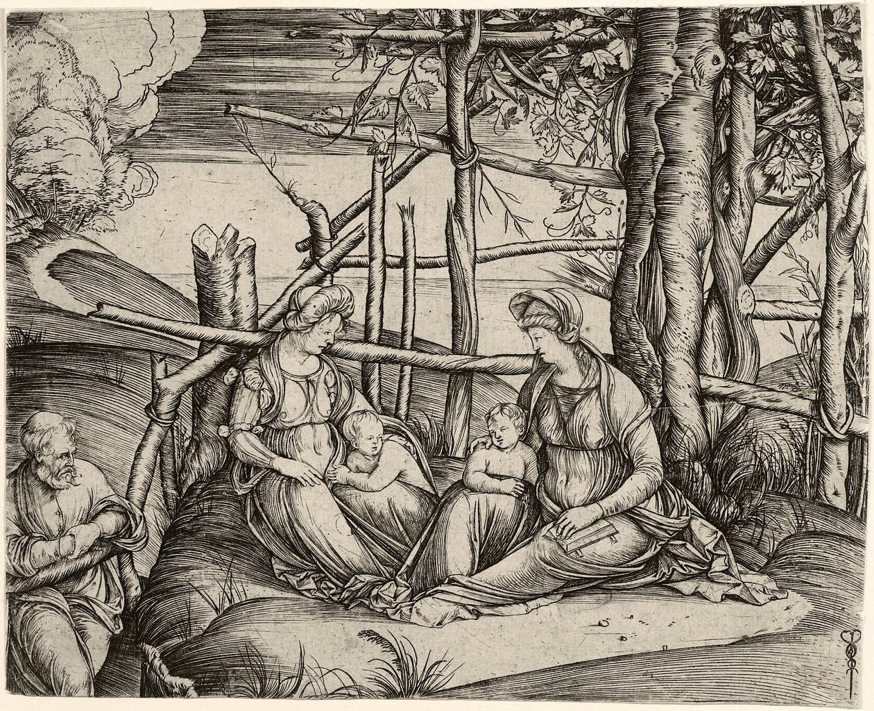 La Sacra Famiglia con Sant