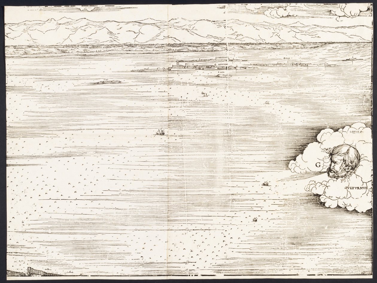 Veduta di Venezia [blocco in alto a destra] da Jacopo de Barbari