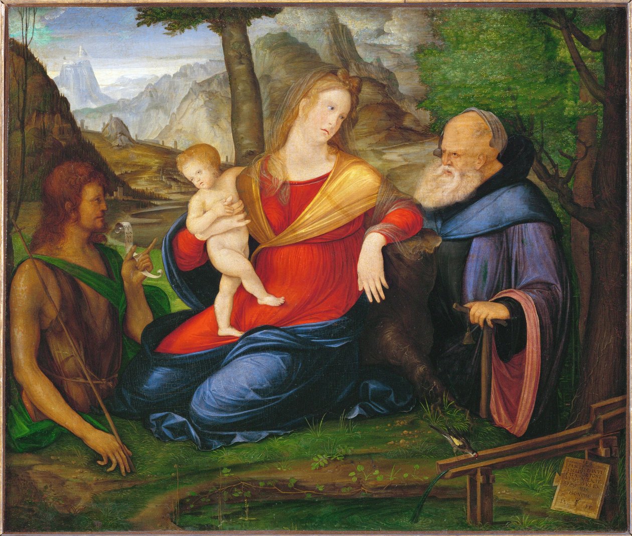 Vergine con bambino tra San Giovanni Battista e Sant