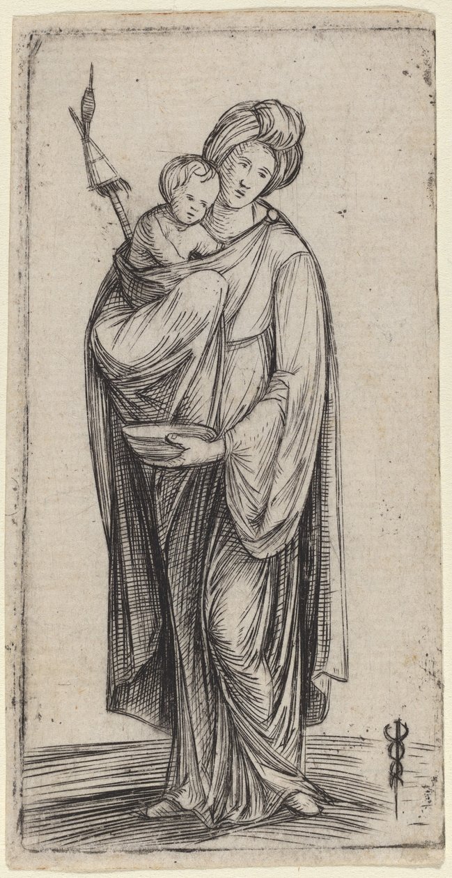 Donna e Bambino con Rocca da Jacopo de Barbari