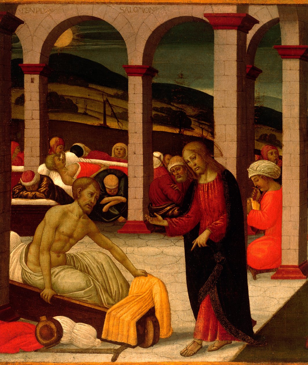 Piscina di Betesda (dettaglio) da Jacopo del Sellaio
