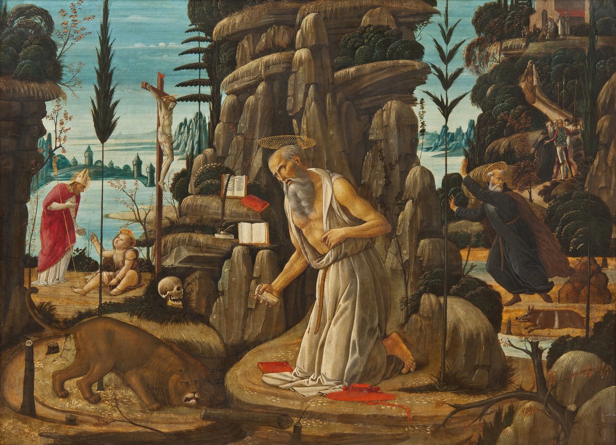 San Girolamo penitente da Jacopo del Sellaio