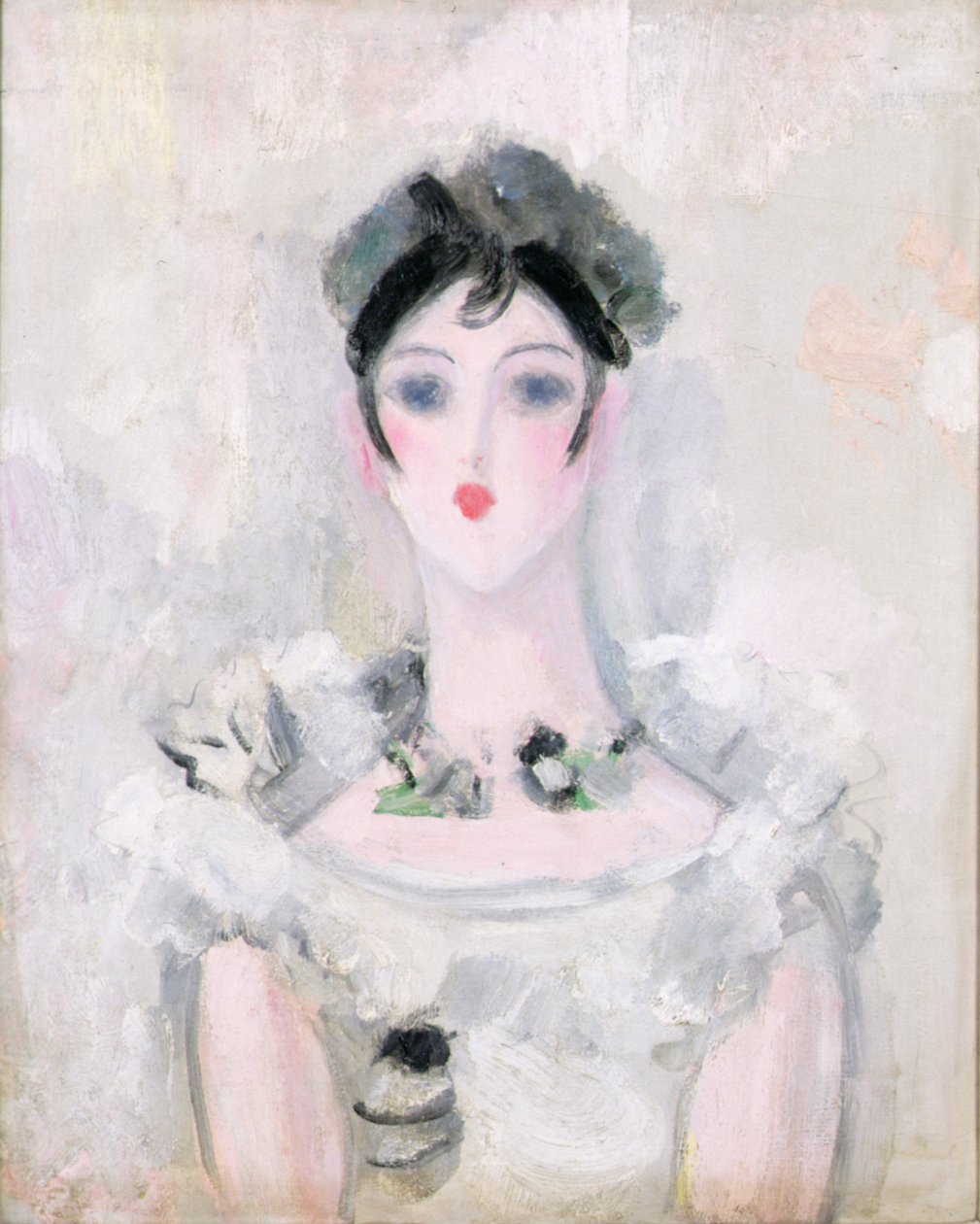 Ritratto di una Giovane Donna con Corsetto di Pizzo, c.1925-6 da Jacqueline Marval