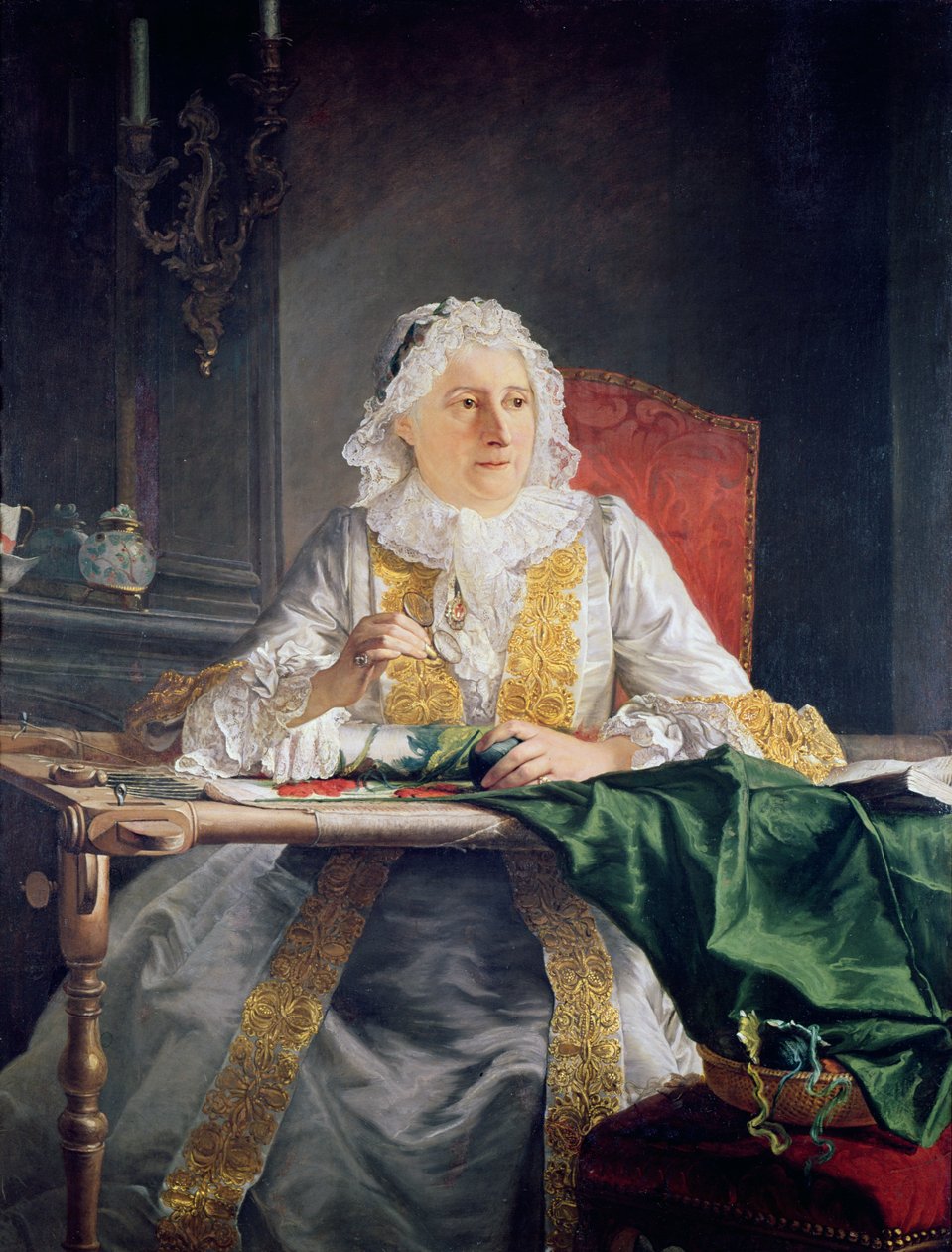 Ritratto di Madame Antoine Crozat, 1741 da Jacques Andre Joseph Camelot Aved