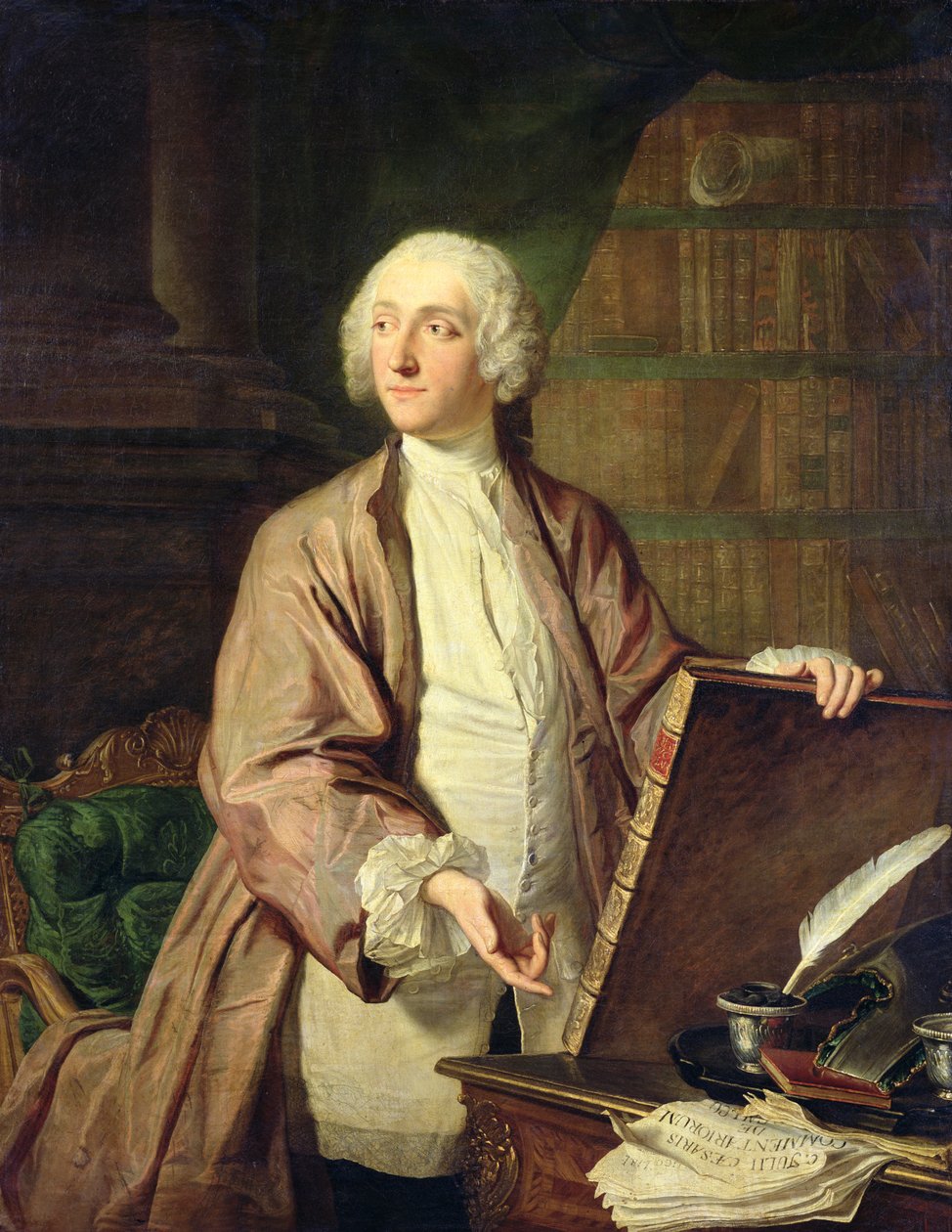 Victor Riquetti (1715-89), Marchese di Mirabeau, 1743 da Jacques Andre Joseph Camelot Aved