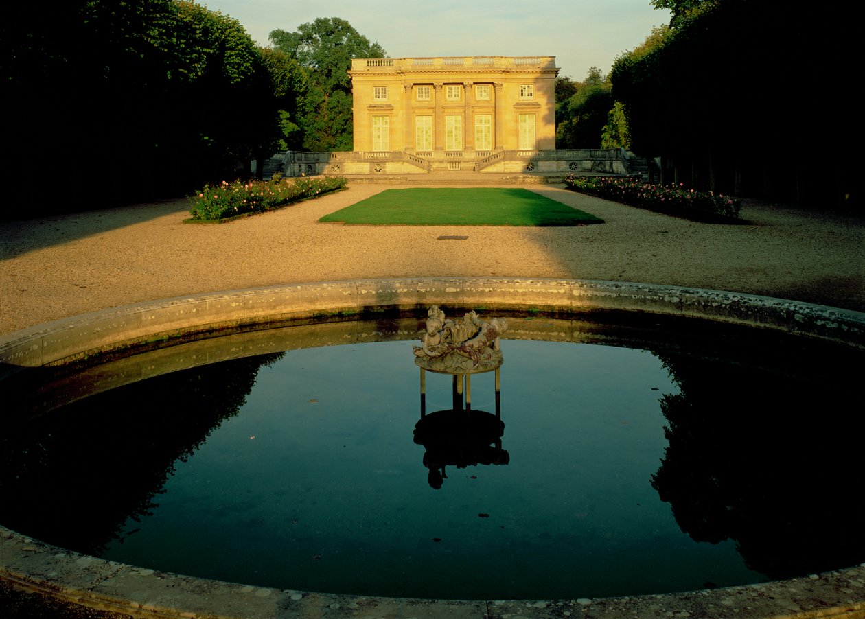 Vista della facciata del giardino, 1762-68 da Jacques Ange Gabriel