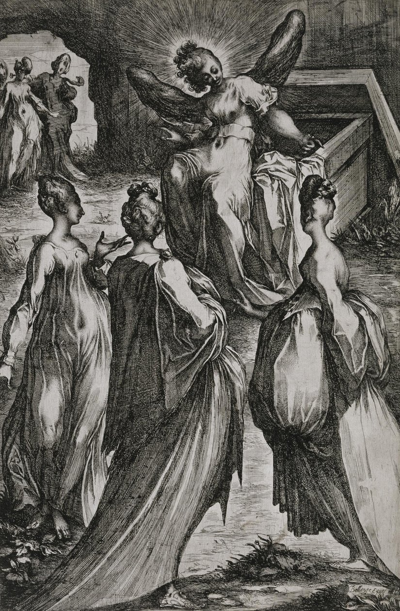 Le Donne Sante al Sepolcro da Jacques Bellange