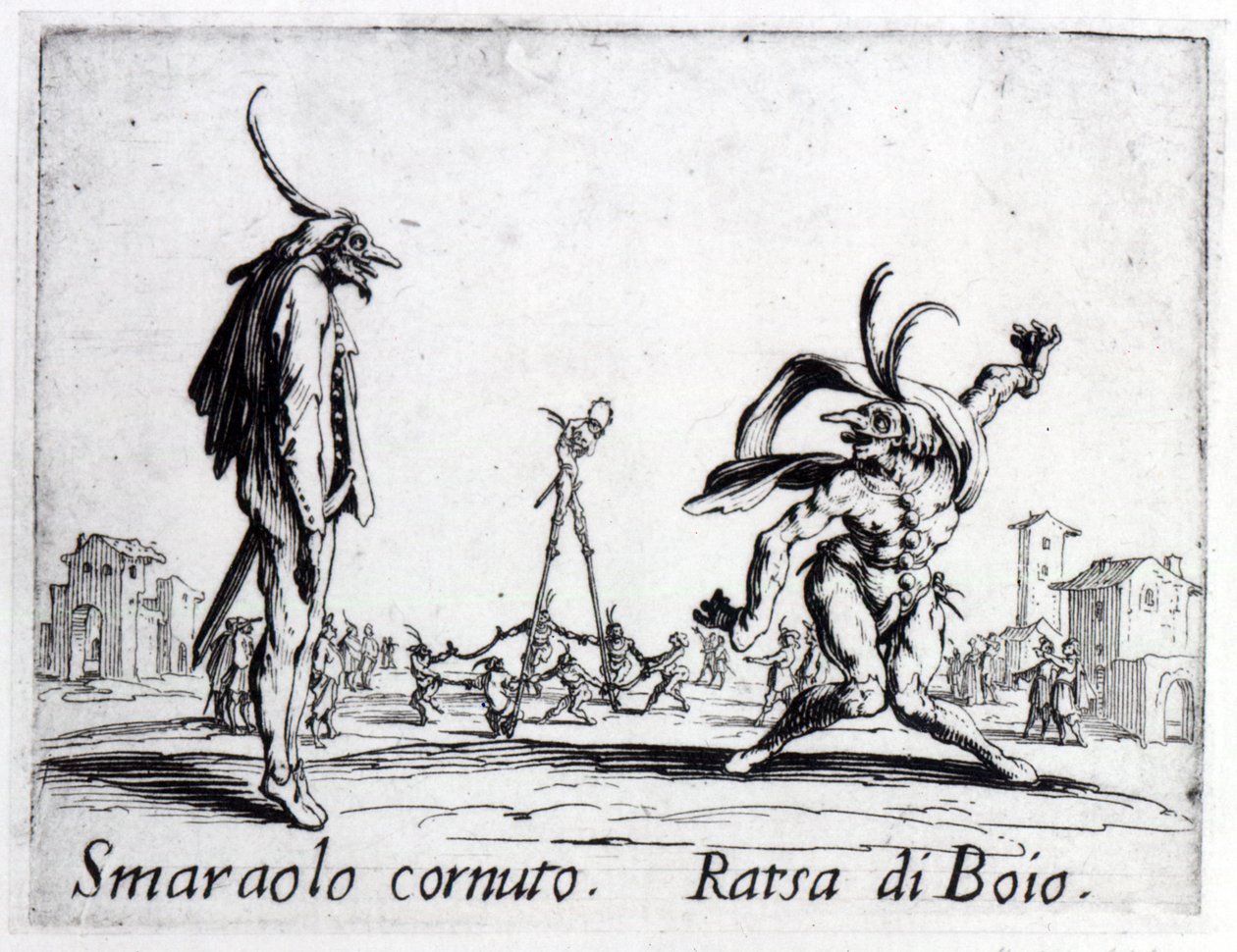 Balli di Sfessania, c.1622 da Jacques Callot