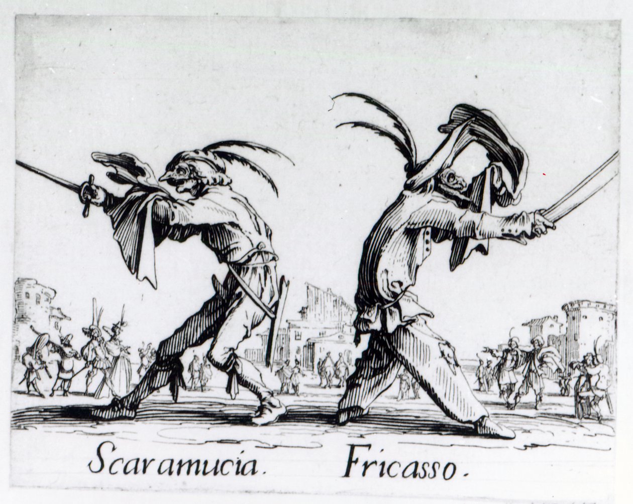 Balli di Sfessania, c.1622 da Jacques Callot