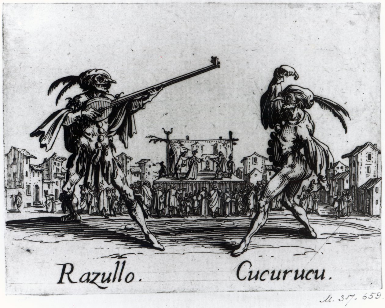 Balli di Sfessania, c.1622 da Jacques Callot