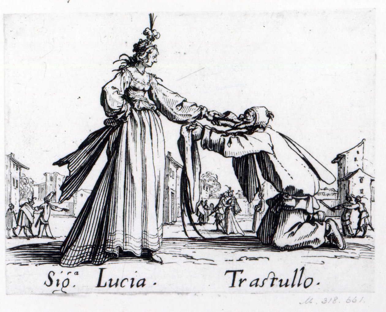 Balli di Sfessania, c.1622 da Jacques Callot