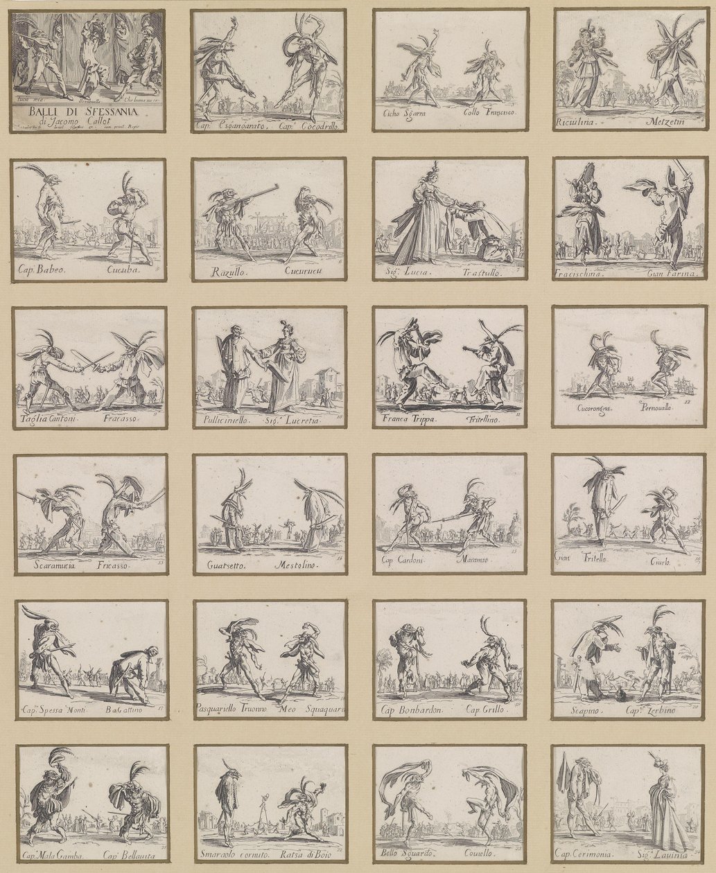 Balli di Sfessania da Jacques Callot