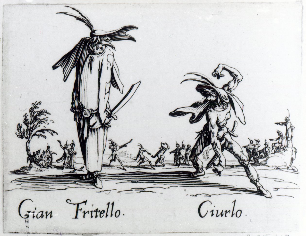 I Balli di Spessanei, o La Grande Caccia, c.1622 da Jacques Callot