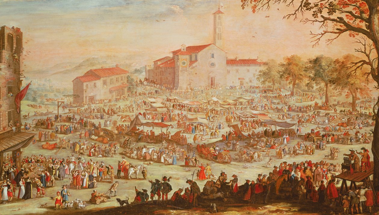 La fiera di Impruneta, 1638 da Jacques Callot