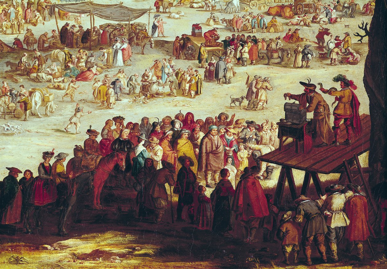 La fiera di Impruneta (dettaglio), 1638 da Jacques Callot