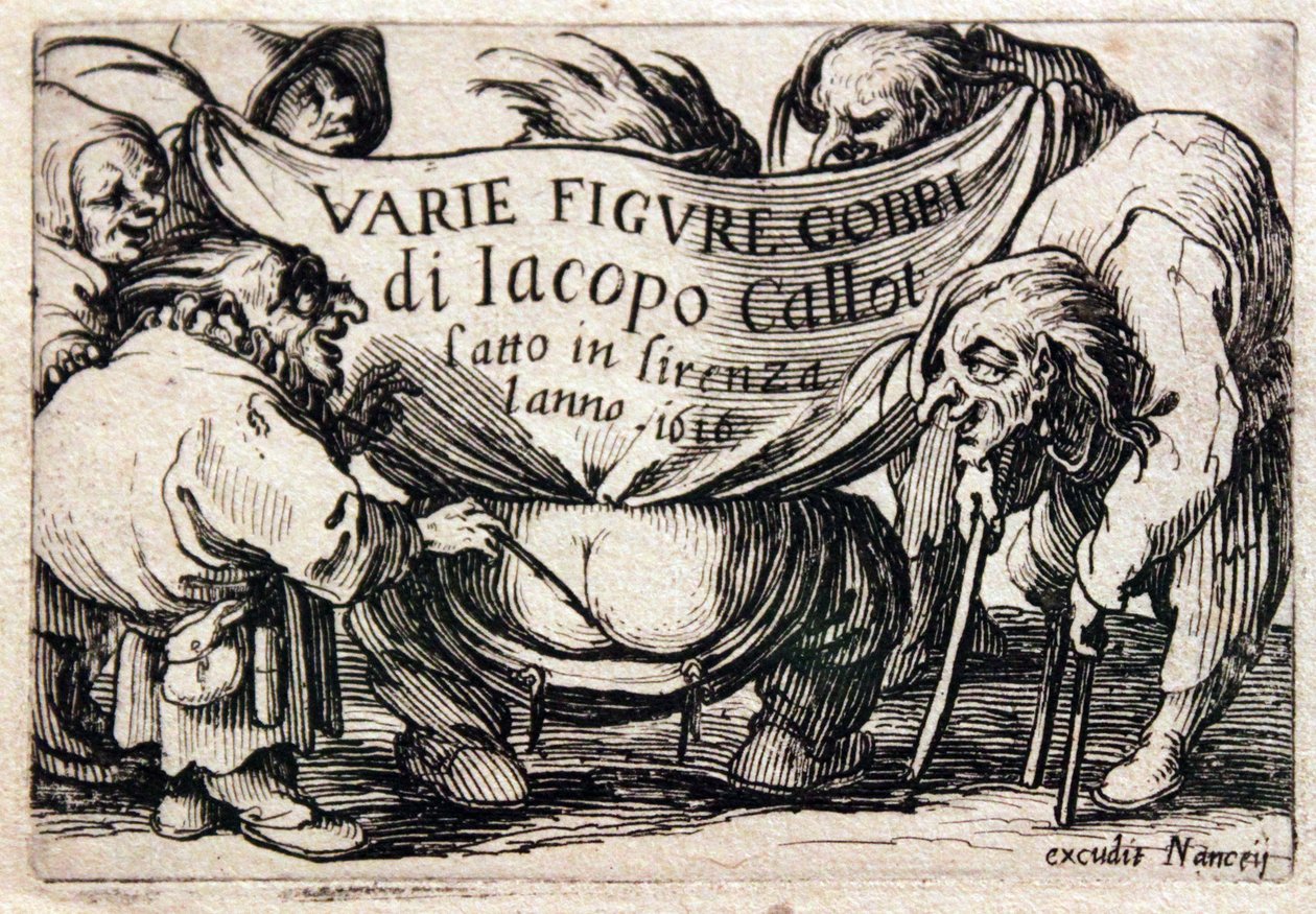 Varie Figure Gobbi da Jacques Callot
