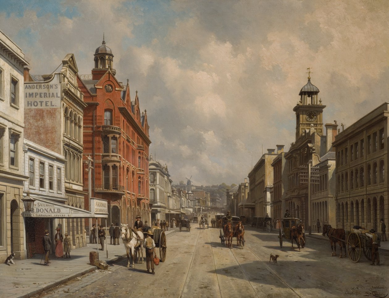 Queen Street, Auckland da Jacques Carabain