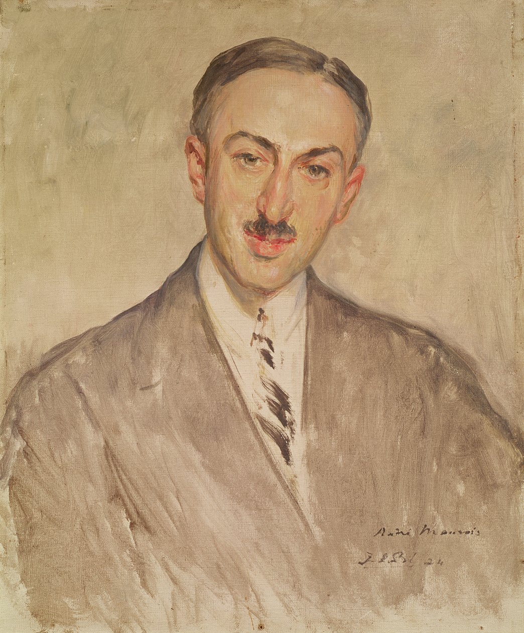 Studio per il ritratto di Andre Maurois (1885-1967) 1924 da Jacques Emile Blanche