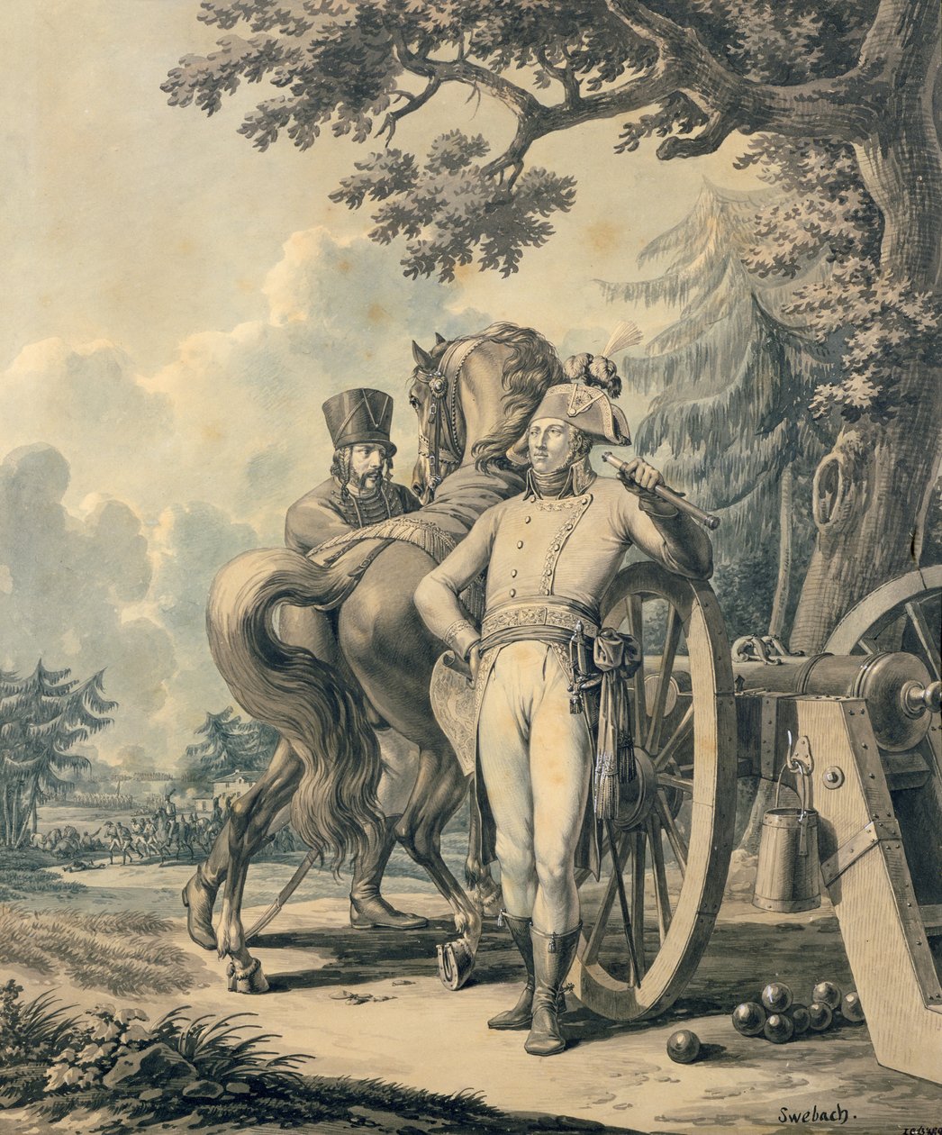 Generale Jean Victor Moreau (1763-1813) da Jacques Francois Joseph Swebach