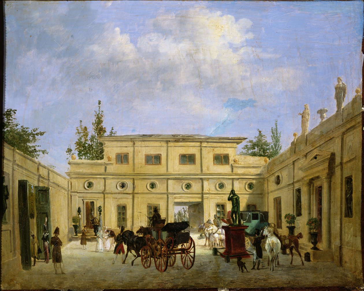 Veduta di Cite Odiot da Jacques Francois Joseph Swebach