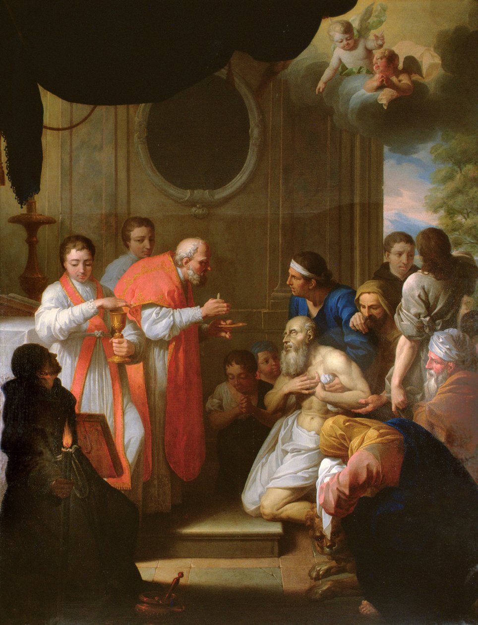 San Rocco cura gli appestati da Jacques Gamelin