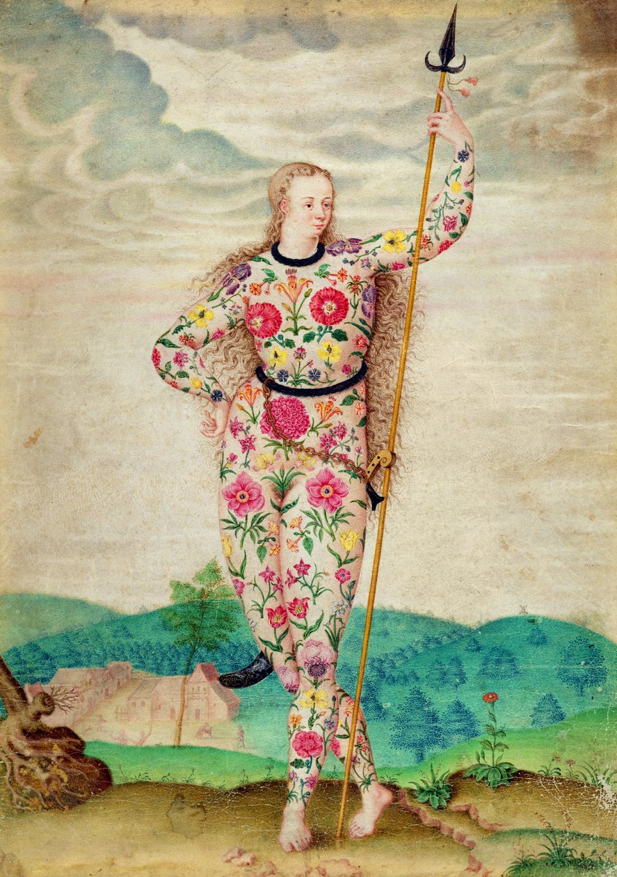 Una giovane figlia dei Pitti, c.1585 da Jacques Le Moyne