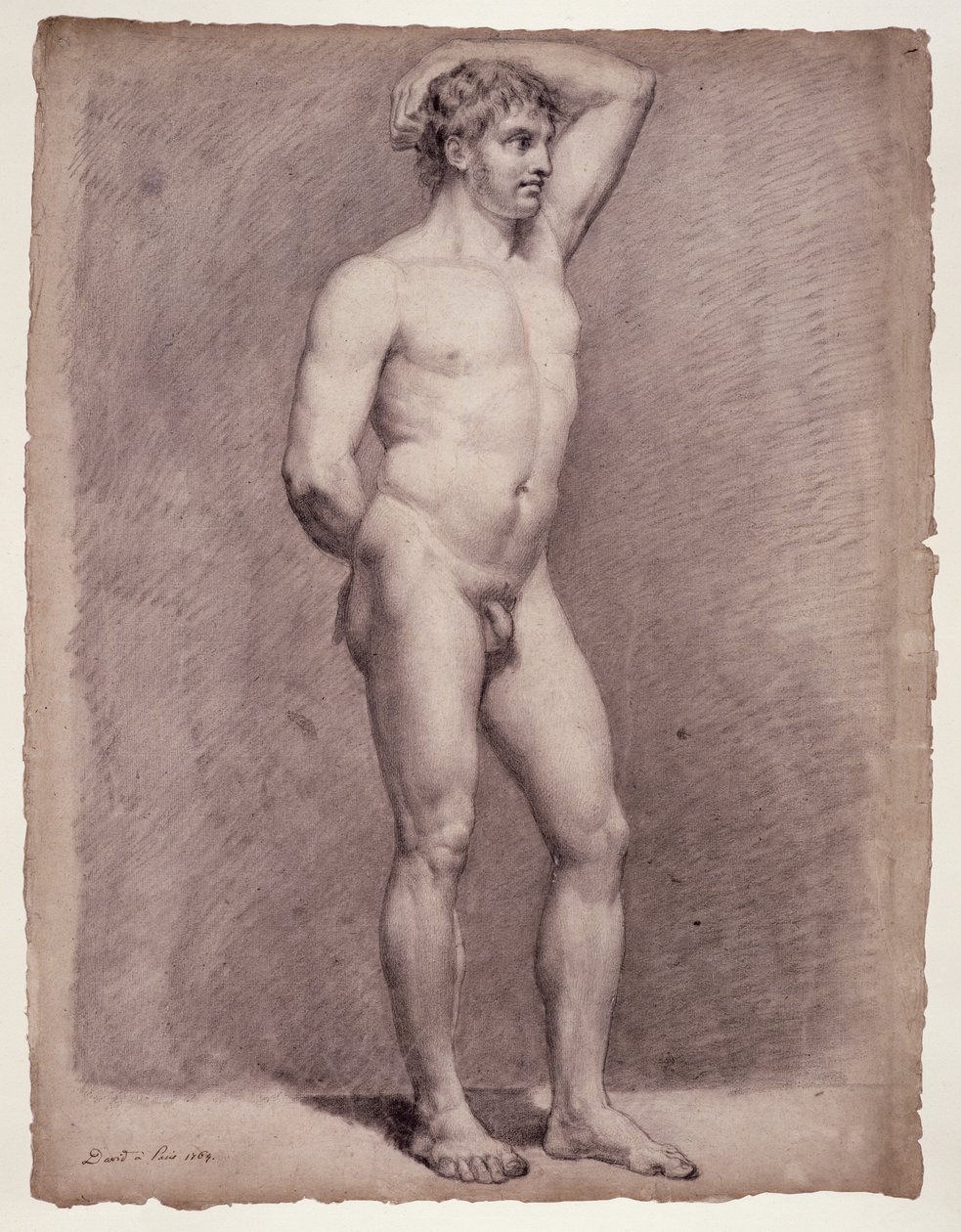 Studio accademico del nudo maschile da Jacques Louis David