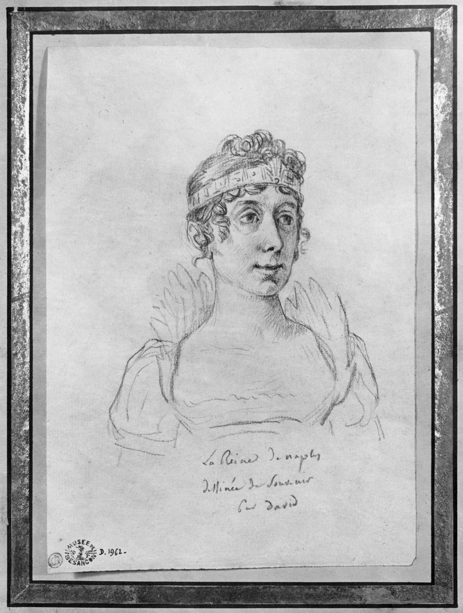 Carolina Bonaparte, Regina di Napoli da Jacques Louis David