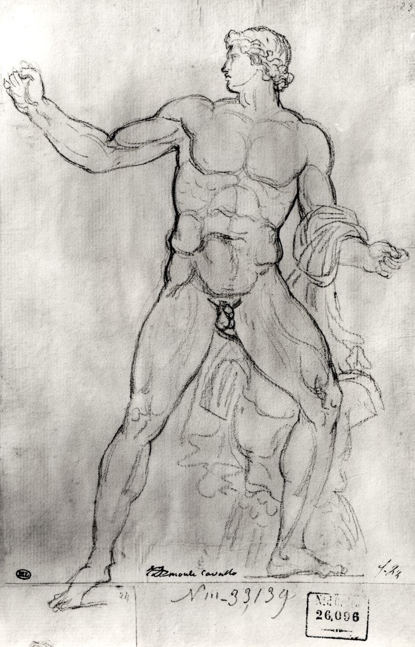 Colosso di Monte Cavallo da Jacques Louis David
