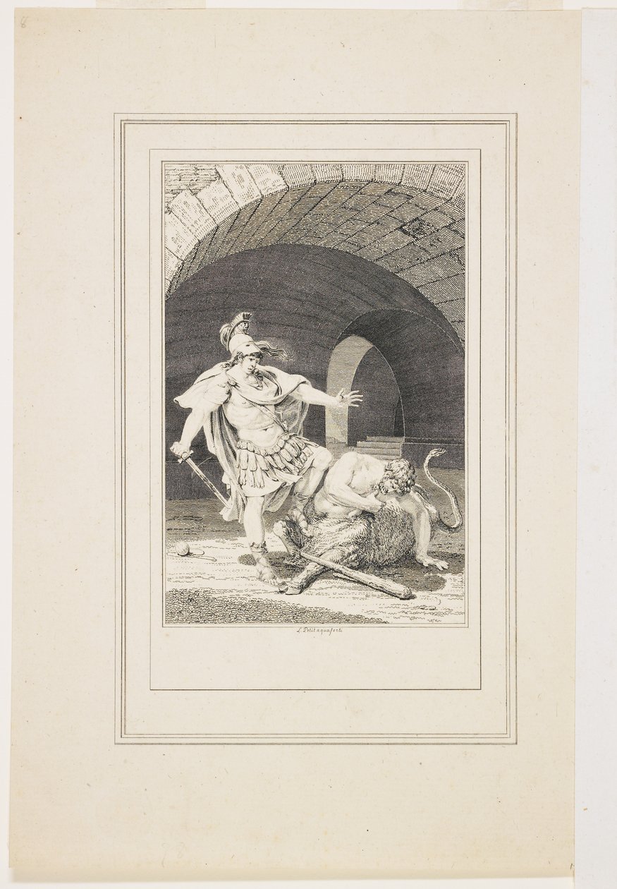 Vignetta dalle Metamorfosi di Ovidio da Jacques Louis Petit