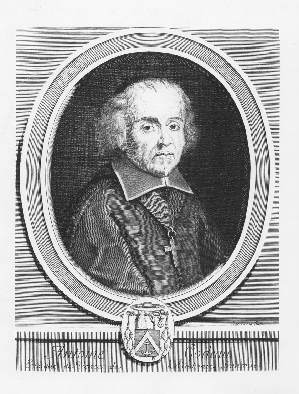 Ritratto di Antoine Godeau da Jacques Lubin