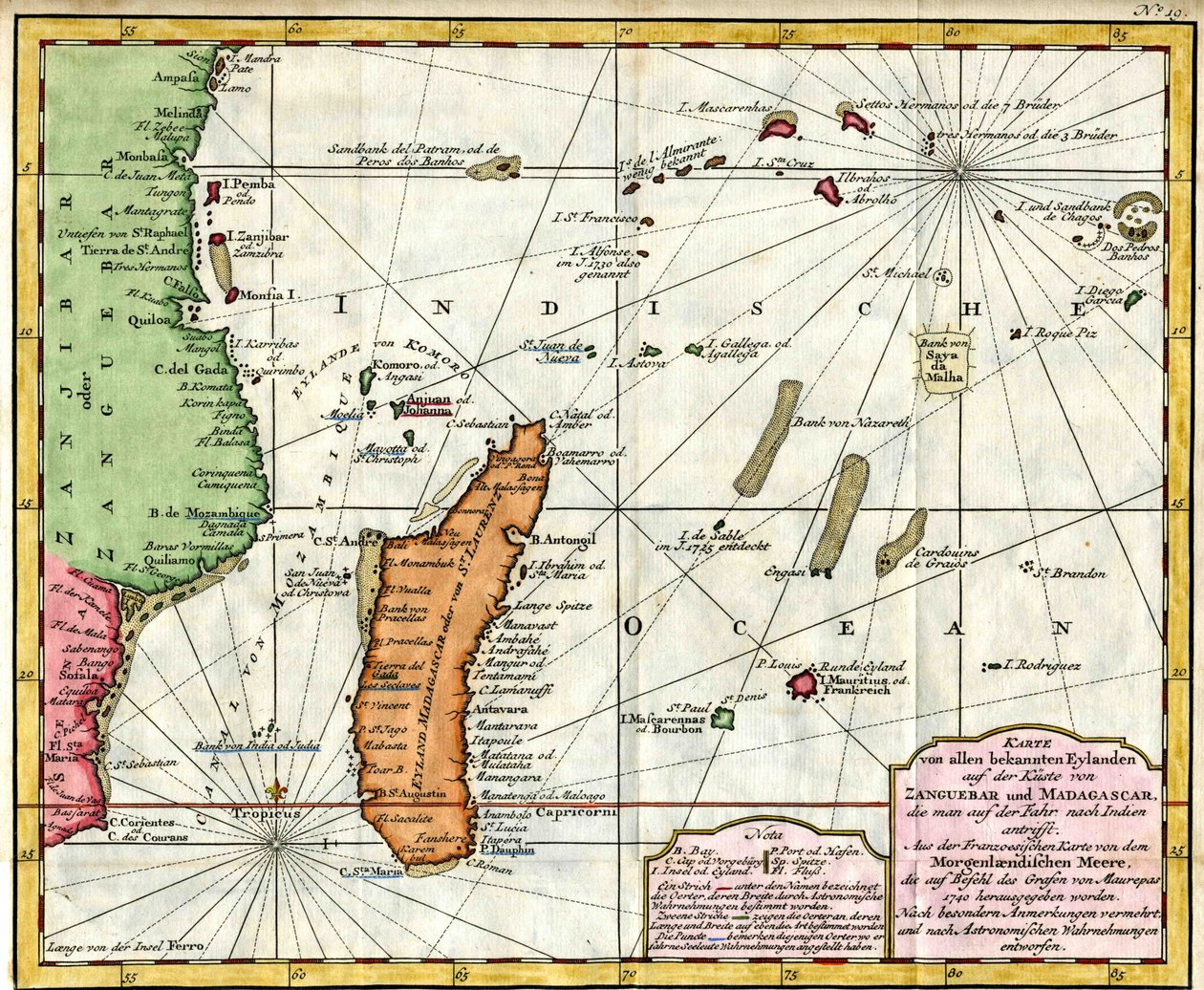 Mappa incisa da Bellin dopo viaggi precedenti da Jacques Nicolas Bellin