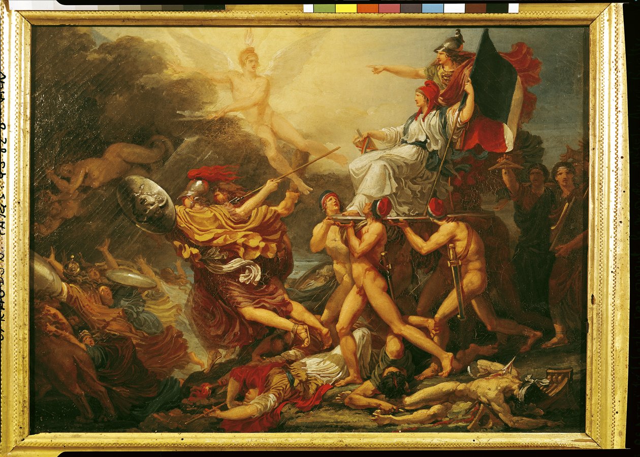 Libertà che viaggia per il mondo, 1798 da Jacques Reattu