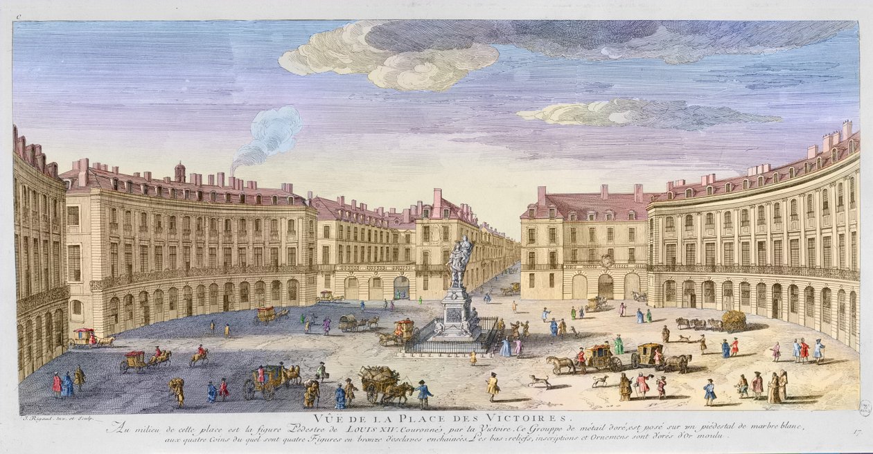 Place des Victoires, Parigi da Jacques Rigaud