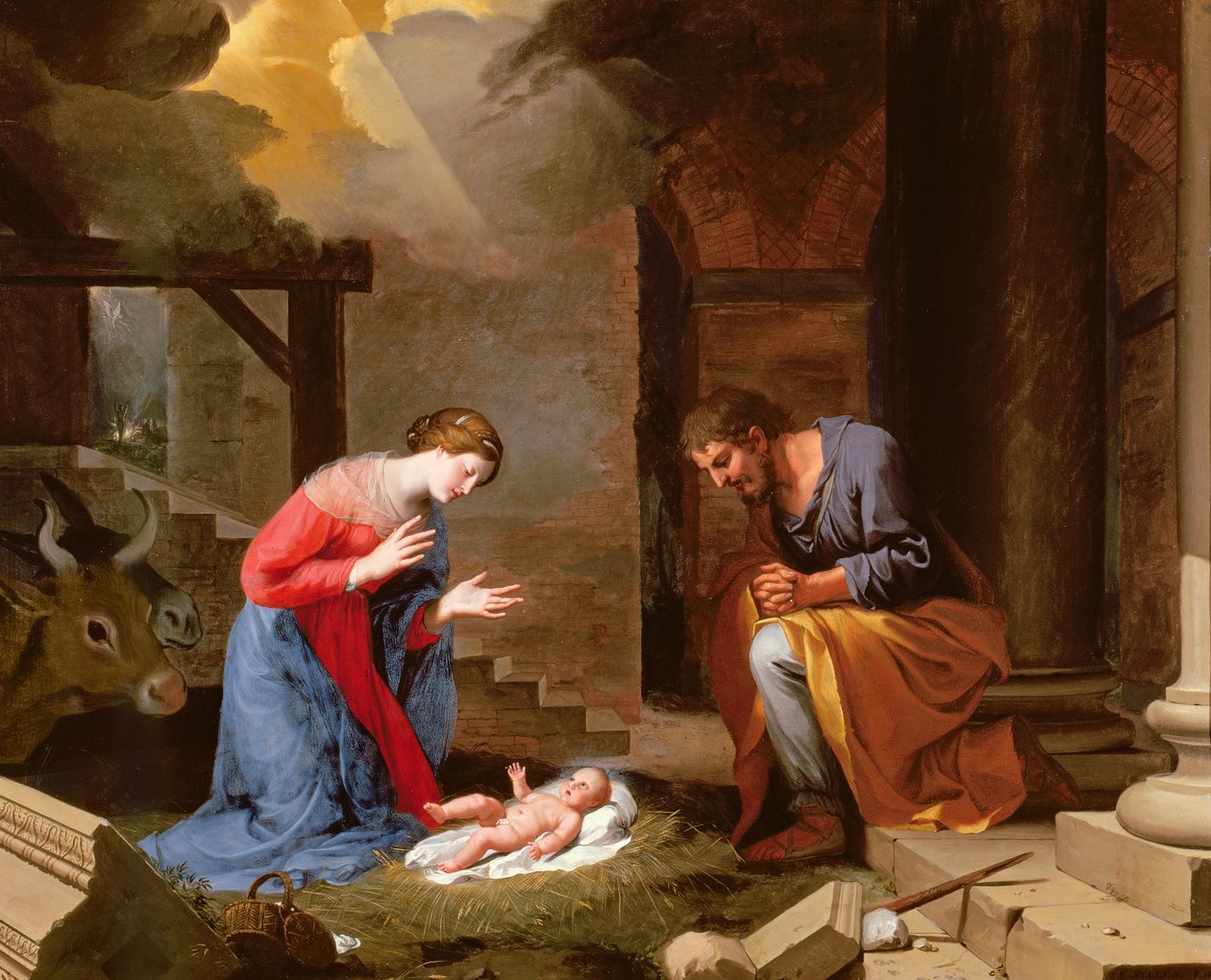 La Natività, 1639 da Jacques Stella