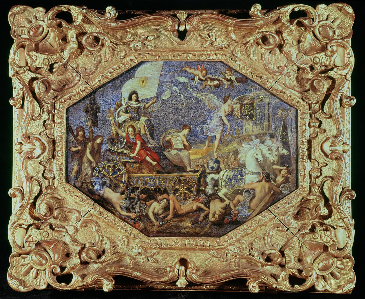Il trionfo di Luigi XIII sui nemici della religione da Jacques Stella