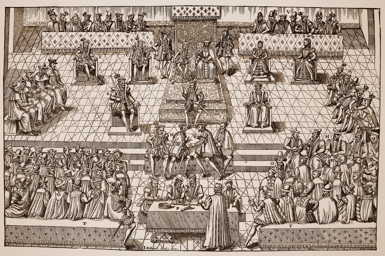 Gli Stati Generali a Orleans, 1560 da Jacques Tortorel