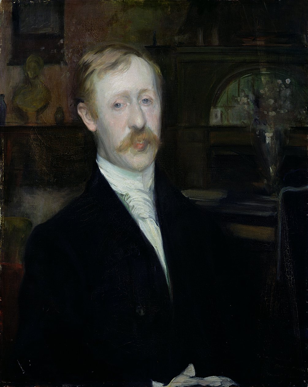 Ritratto di George Moore da Jacques Emile Blanche