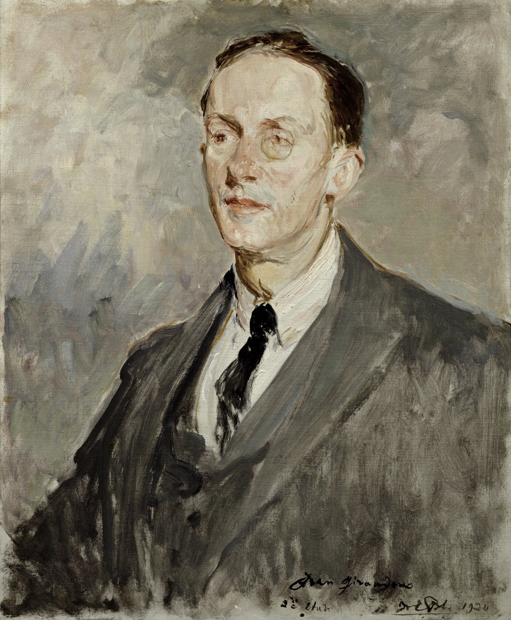 Ritratto di Jean Giraudoux da Jacques Emile Blanche