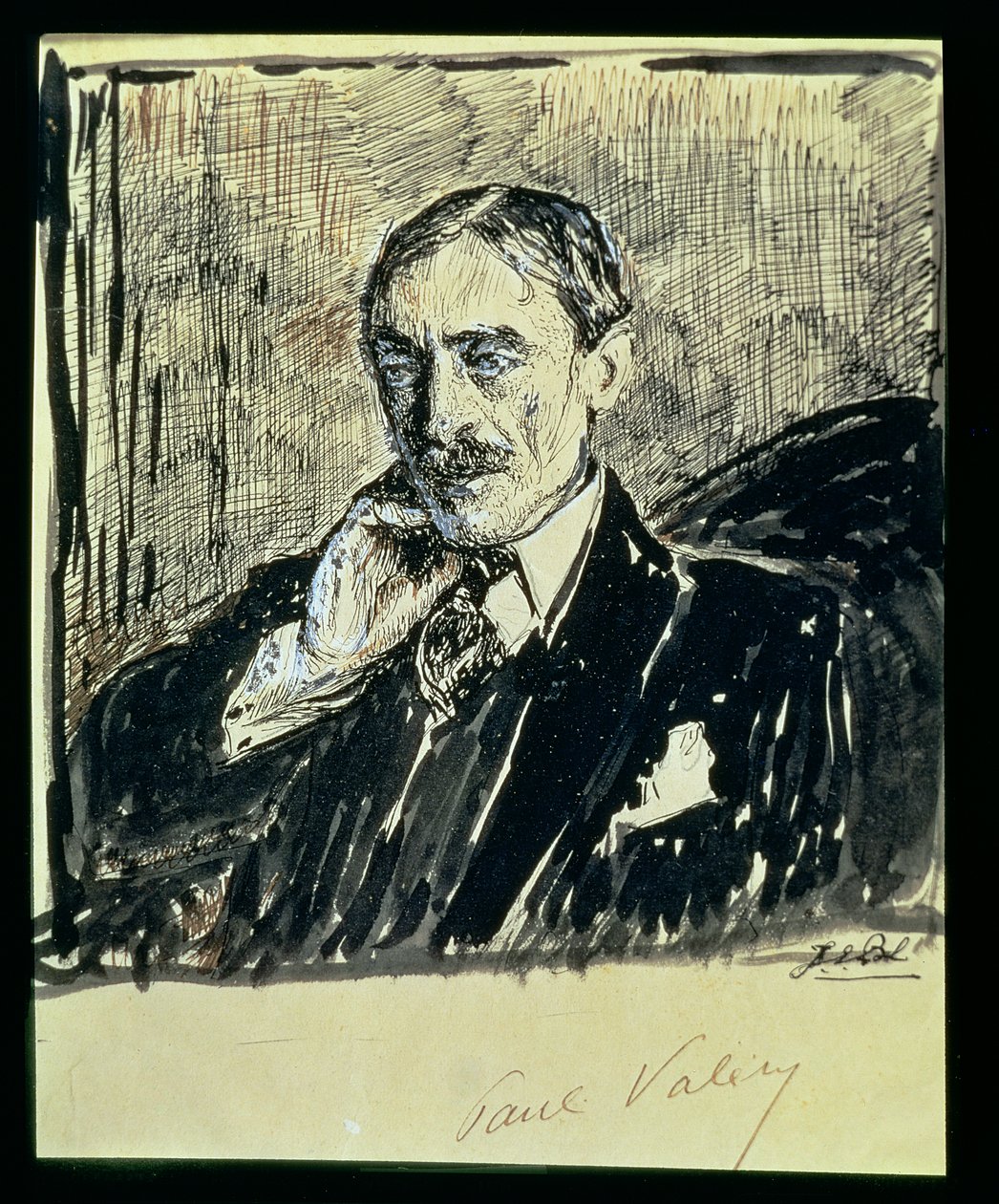 Ritratto dello scrittore francese Paul Ambroise Valery (1871-1945) da Jacques Emile Blanche