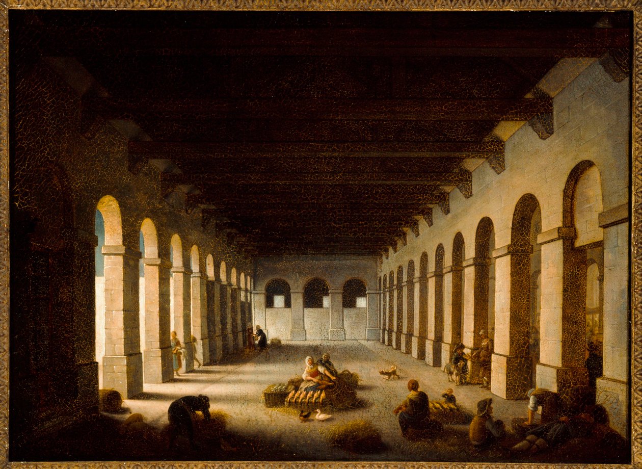 Il mercato della valle, c.1815 da Jacques Albert Senave