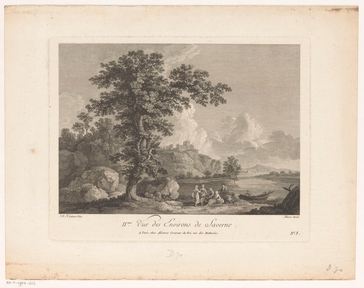 Paesaggio nei dintorni di Saverne da Jacques Aliamet (possibly)