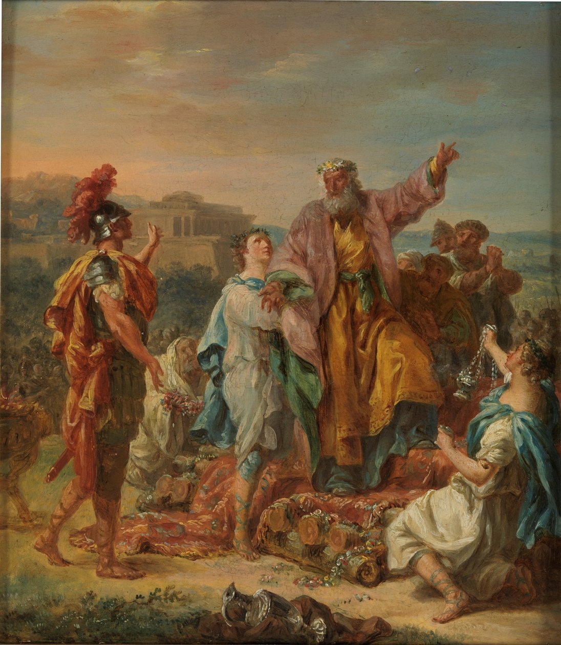 La morte di Calanus da Jacques Antoine Beaufort