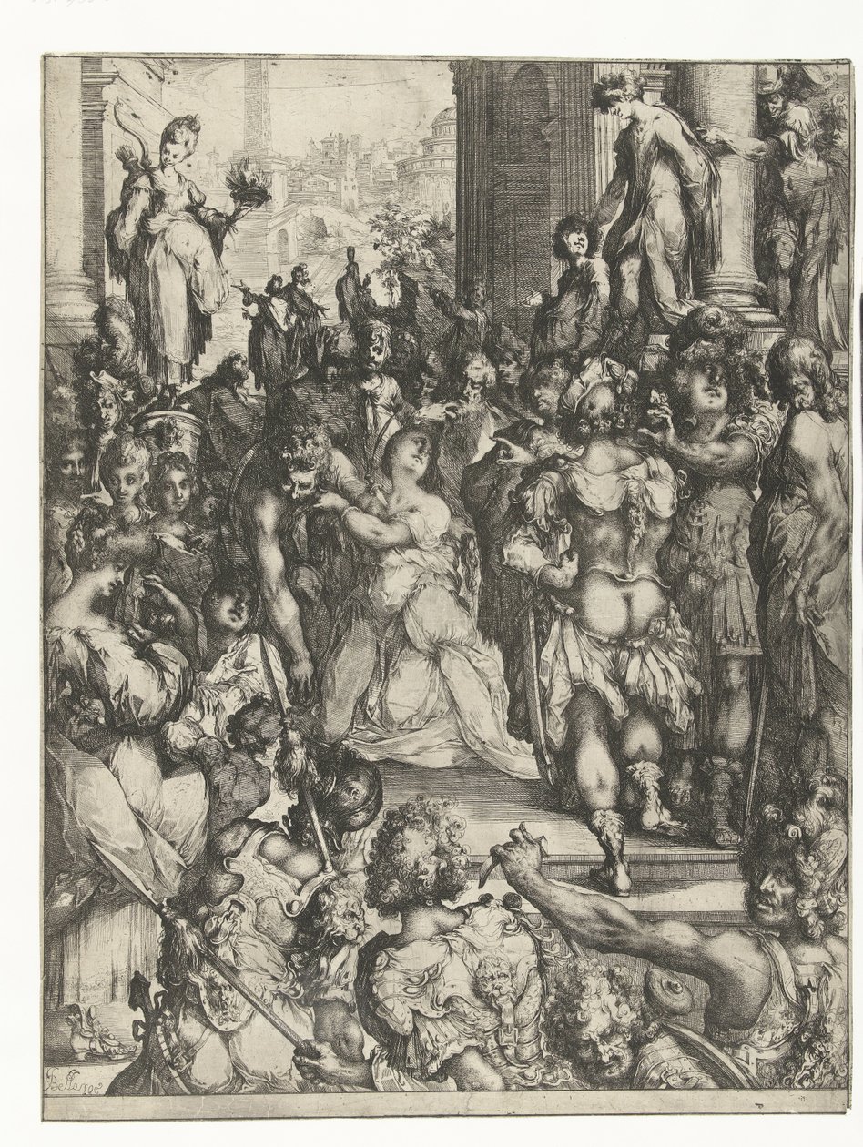 Martirio di Santa Lucia da Jacques Bellange