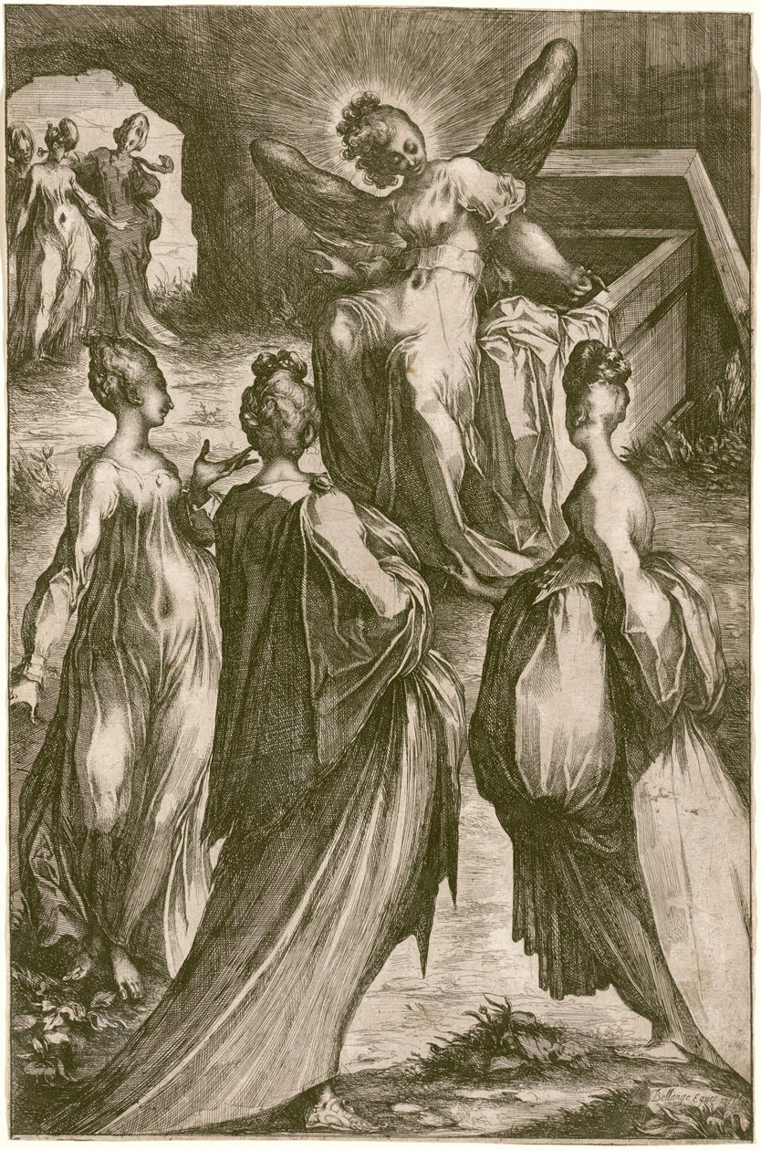 Le tre Marie al sepolcro da Jacques Bellange
