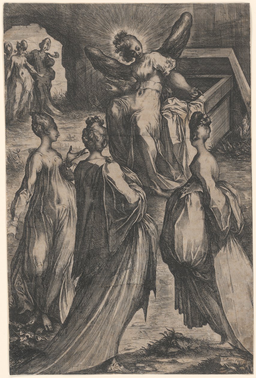 Le tre Marie al sepolcro da Jacques Bellange