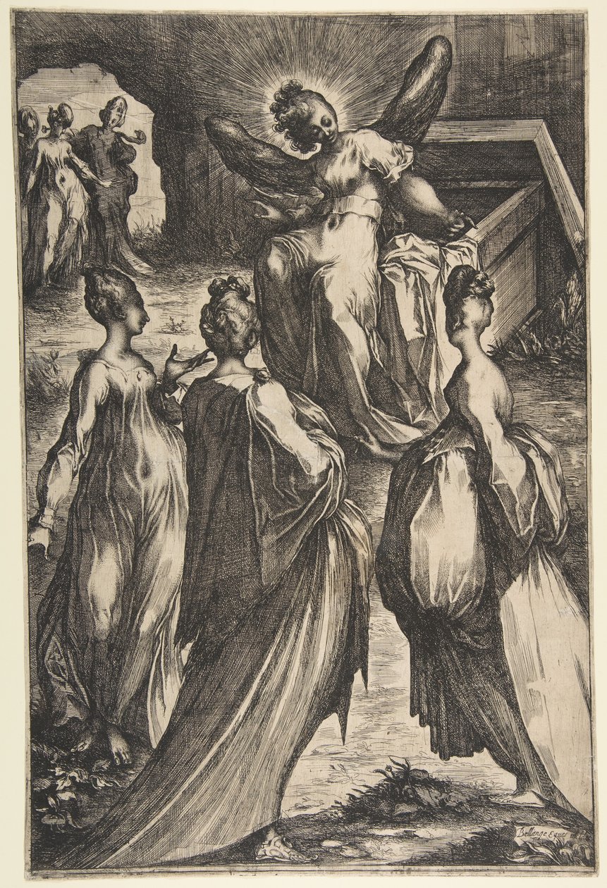 Le tre Marie al sepolcro da Jacques Bellange