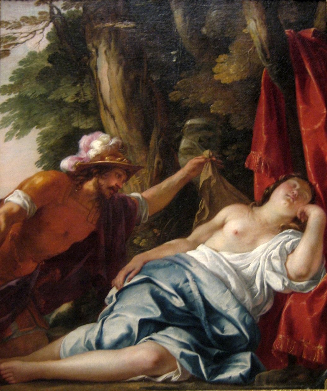 Francese:  Marte e la vestale Marte e la Vestale da Jacques Blanchard